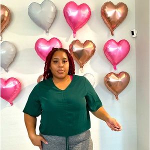 SHEIN Green Top/Crop Top